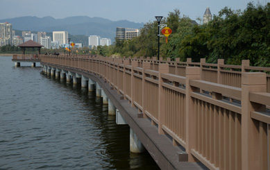 WPC Railing by the Lake