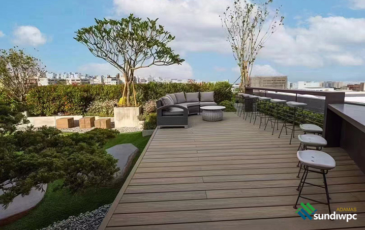 Co-extrusion Decking for Garden Patio