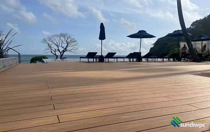 Co-extrusion Decking by the Sea